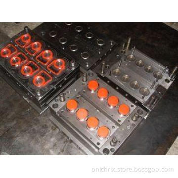 professional High Precision Bottle Cap Mould 8 Cavities Pla